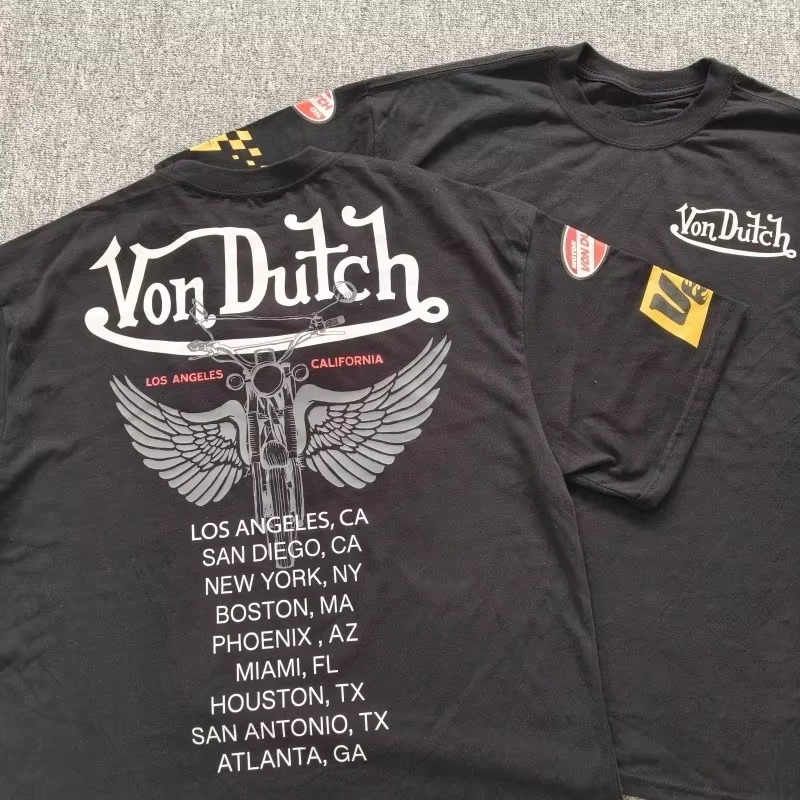 Streetwear Brand Tees - City Motorcycle Culture Trend Brand T-Shirt