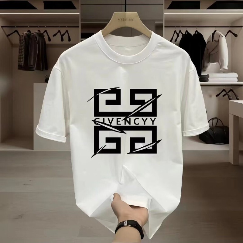 Streetwear Brand Tees - 2026Men's GIVENCY Brand Logo Print T-Shirt