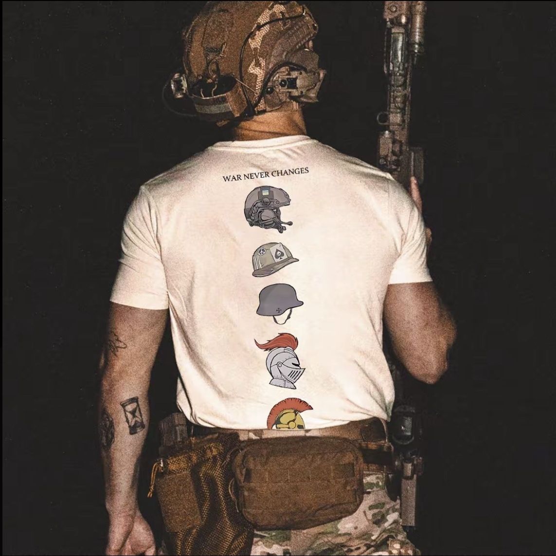 Helmet Evolution History Ameri - Streetwear Brand Tees 评论和价格