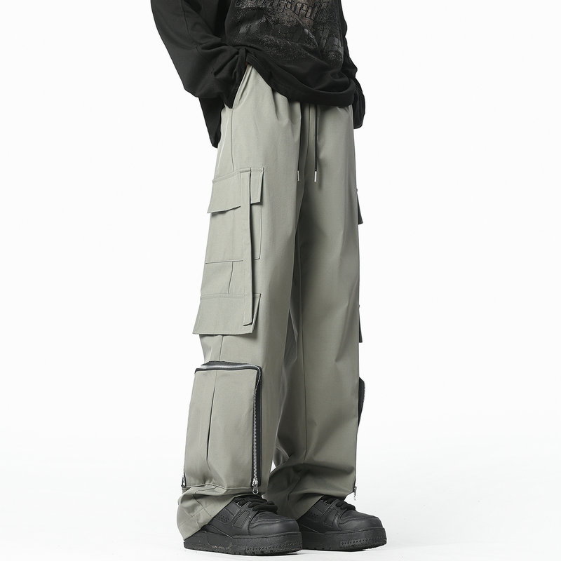 Fashion Men Cargo Pants Loose  - Streetwear Brand For Men 评论和价格