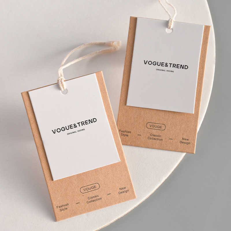 Custom Vintage Kraft Paper Han - Streetwear Brand Tags 评论和价格