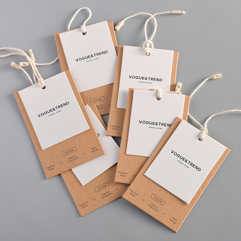 Custom Vintage Kraft Paper Han - Streetwear Brand Tags 评论和价格