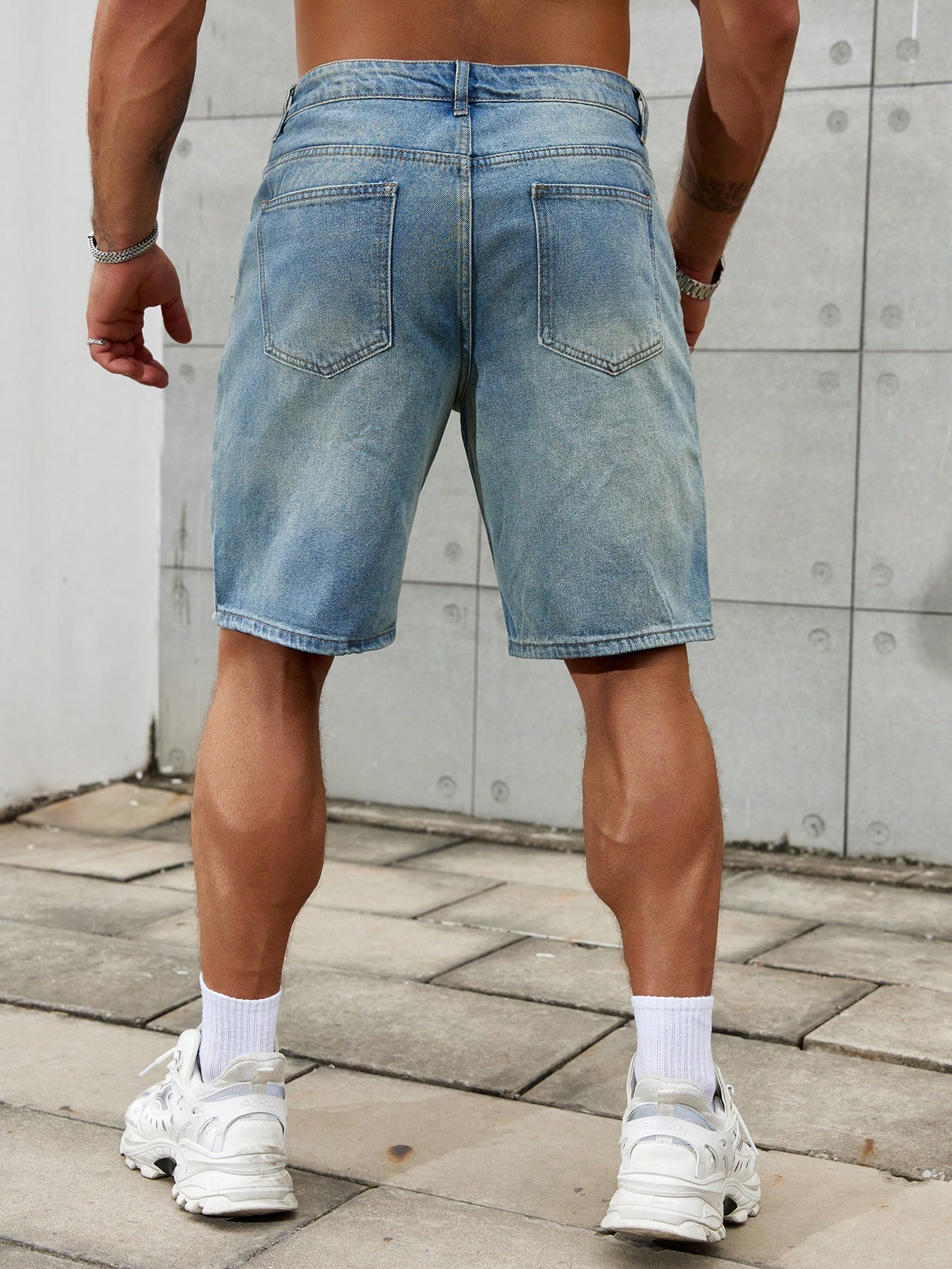 New Fashion Mens Ripped Short  - Streetwear Brand For Men 评论和价格